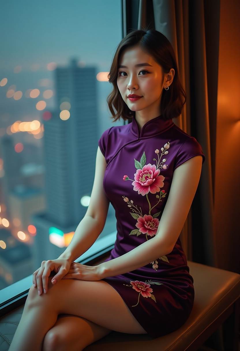旗袍课档案海报
